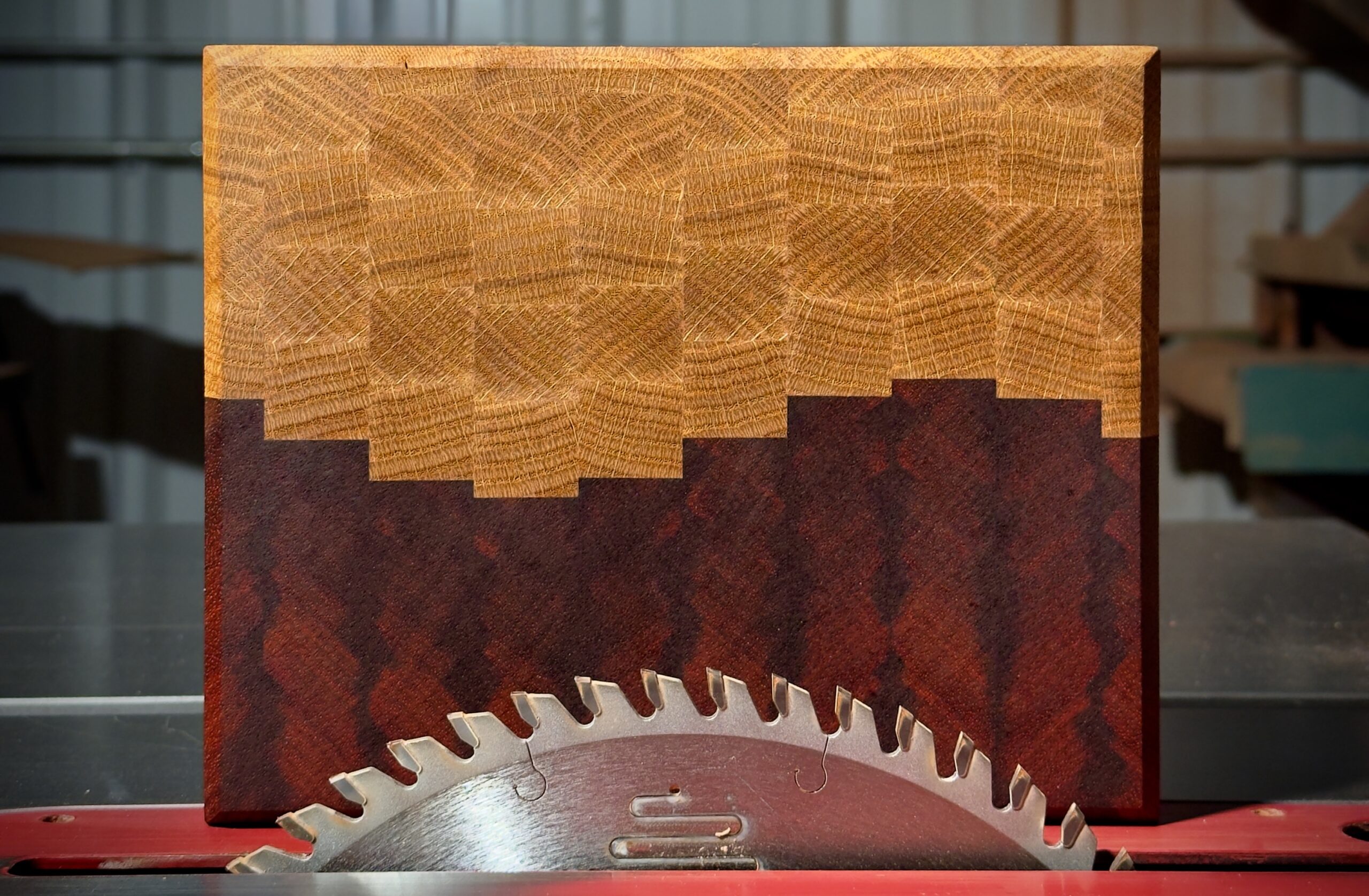 end grain cutting board